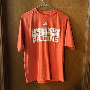 Bowling Green Falcon Football Adidas Tee Shirt
